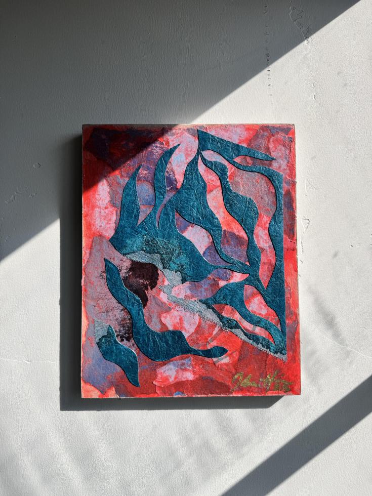 Joha Harrison's abstract work is often inspired by topography.