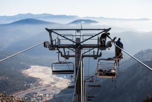 The final weeks before snowfall are crunch time at Squaw Valley and Alpine Meadows.