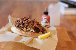 Chicken-fried mushroom po’boy from Mother