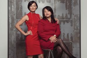 Bernadette Austin, project manager, Domus Development; and Meea Kang, president and founding partner, Domus Development
