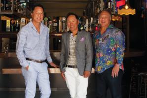 Left to right: Alan, Mason and Curtis Wong own six restaurants in Sacramento.
