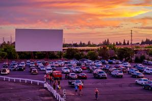 A Tuesday night Fun Family Night crowd awaits the start of “The Secret Life of Pets 2.”