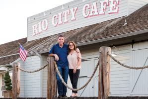 Mark and Stephanie Miller own Rio City Cafe in Old Sacramento.