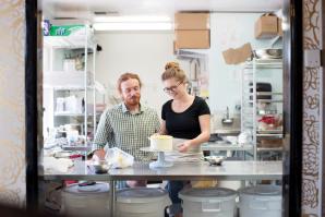 Danny and Olga Turner, owners, Pushkin’s Bakery