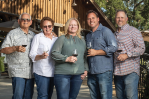 The Heringer family from left to right; Steve and Donna Heringer; Sally Heringer-McElfish, the wine club manager; Winemaker Mike Heringer and Stephen Heringer, the vineyard manager.
(Photo by Lauren “Elle Jaye” Jenkins)