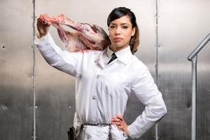 Cindy Garcia of the UC Davis Meat Lab