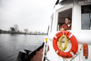 Captain Jeff Hedlund manages Brusco Tug & Barge’s Northern California operation in Stockton, where he started as a deckhand in 1973.