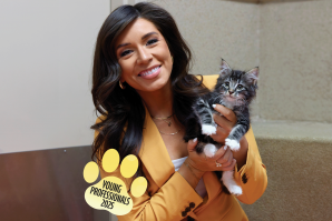 Ashley Zavala is the Capitol correspondent for KCRA-TV. This little kitten was brand new to the shelter and didn’t have a name yet. (Photo by Fred Greaves, expanded with Adobe)