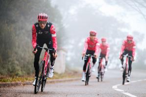 Neilson Powless (left), who grew up in Roseville, is training for his sixth Tour de France. (Photo courtesy of Gruber Images | EF Pro Cycling)