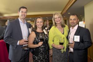 Kevin Roberts, financial representative with Northwestern Mutual; Rachel Bennett, Director of Sales Miles Treaster & associates; Lorretta Laslo, development manager, Intech Mechanical Company, Inc and Uri Carrazco, owner, Carrazco & Associates 