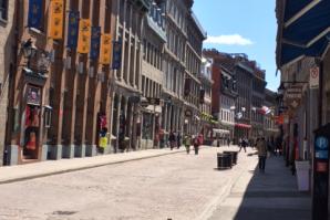 walking the streets of Montreal, Canada