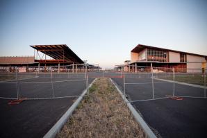 The Elk Grove Promenade began construction in 2007, and the fate of the unfinished project is still unknown. 