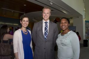 Katie Peterson, community impact manager, Sacramento Kings; Clark Jorgensen, community impact Coordinator, Sacramento Kings and Jessica Clark, community impact intern, Sacramento Kings.