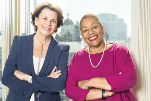 Donna Lucas and Cassandra Pye continue to run Lucas Public Affairs, which was sold in May 2024 to the London-based Public Policy Holding Company. (Photos by Katy Karns)