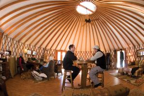 The community yurt in Martis camp