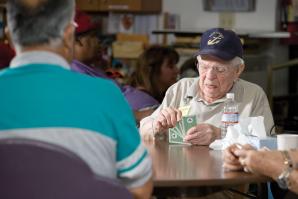 Ken Skoonberg, 97, likes the PACE program and says he doesn't miss a day.